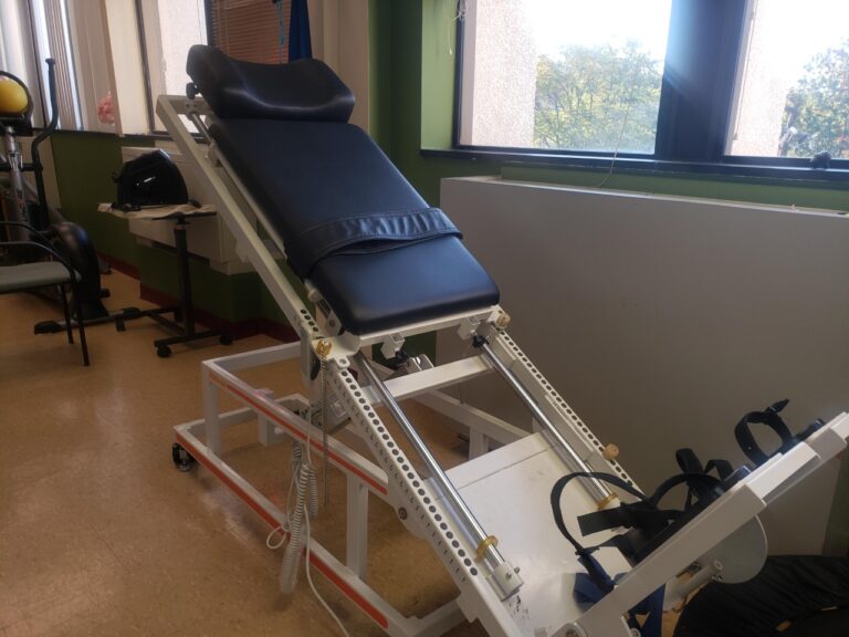 Sliding Balance Trainer for patient with orthostatic hypotension and inability to stand up